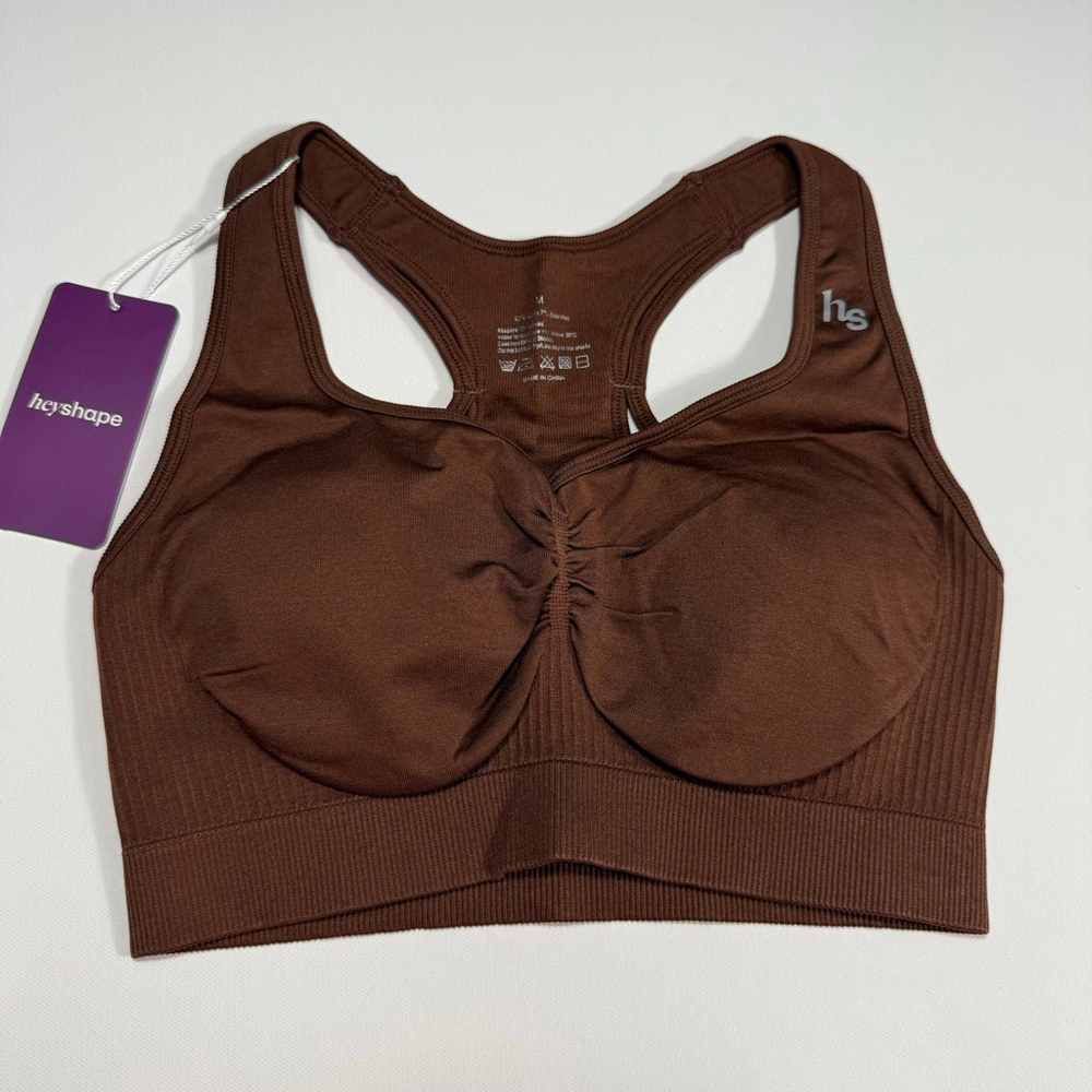 Women's Heyshape Brown Sports Bra M